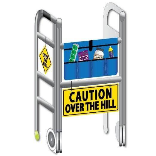 4' Giant Walker 50th Birthday Greeting Card - Image 4