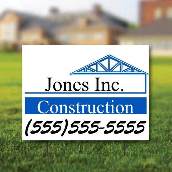 3'x4' Custom Contractor Road Signs - Image 5