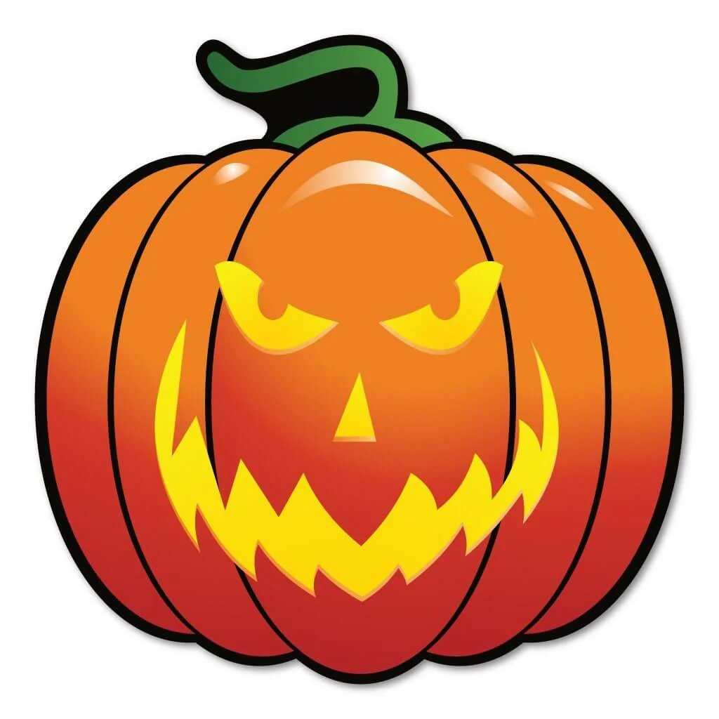 44" Scary Jack O' Lantern Pumpkin Halloween Yard Decorations - Image 2
