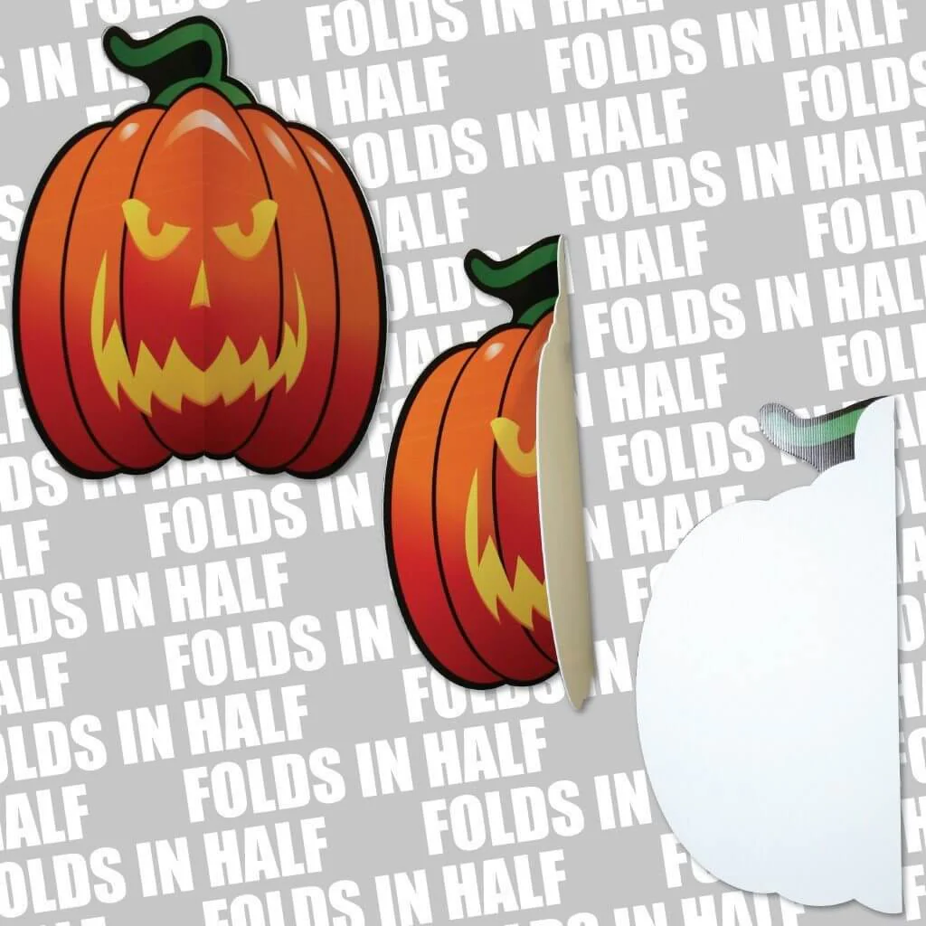 44" Scary Jack O' Lantern Pumpkin Halloween Yard Decorations - Image 3