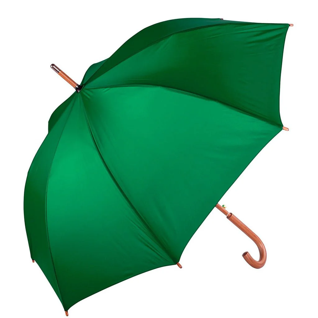 48" Custom Hotel Umbrella with Wooden Handle – Stylish & Durable - Image 3