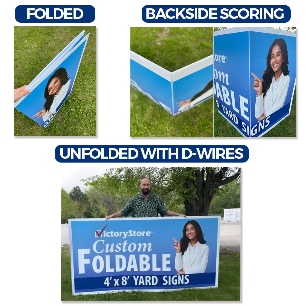 4'x8' Custom Foldable Highway & Road Sign - Image 3