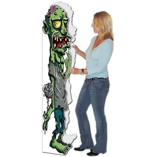 5'8" Zombie Birthday Life-Size Greeting Card - Image 2