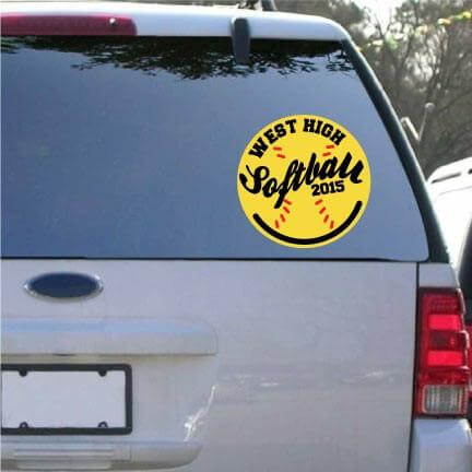6" Custom Window Decals for Teams - Image 7