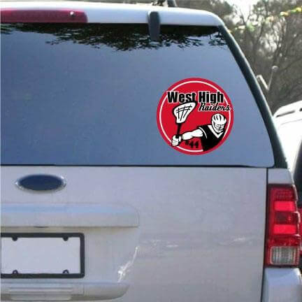 6" Custom Window Decals for Teams - Image 8