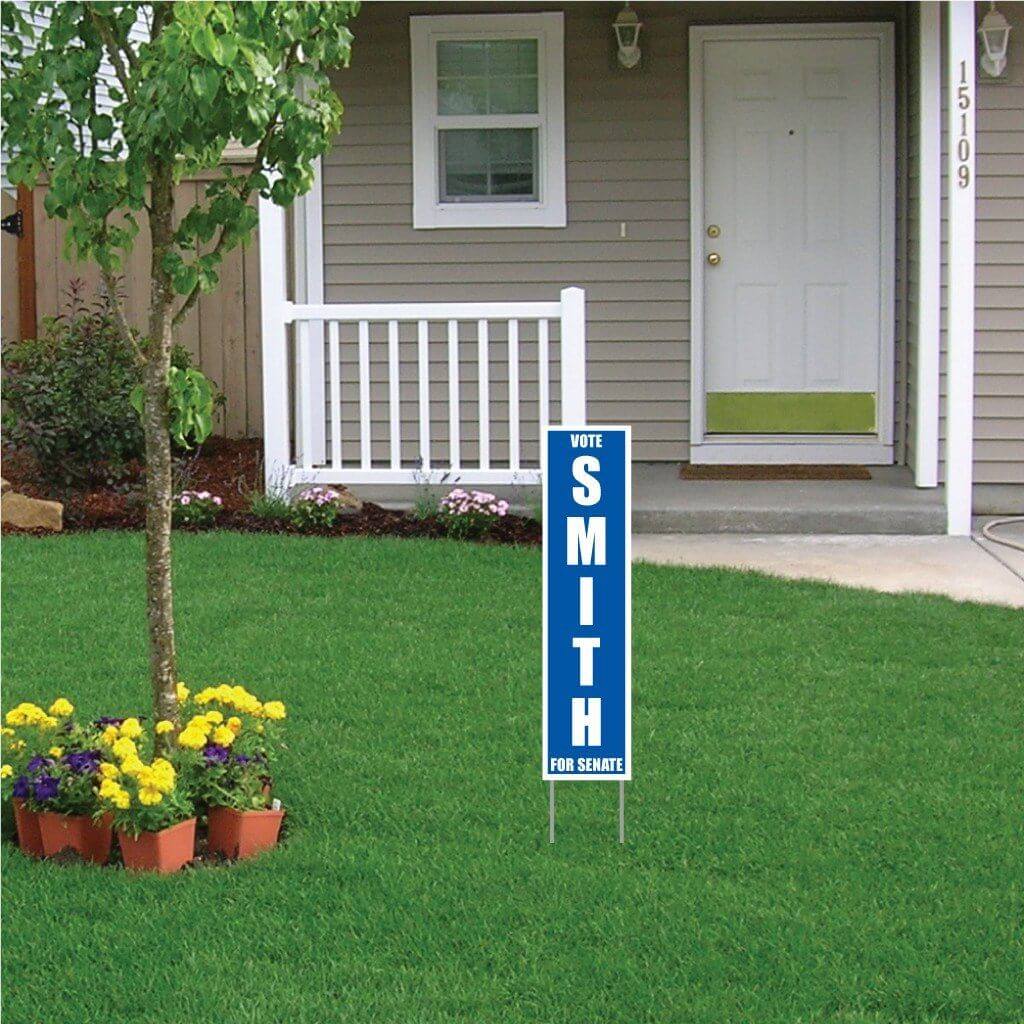 6"x24" Custom Yard Signs | Vertical