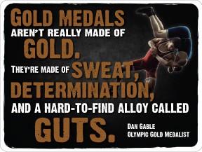 Wrestling Motivational Wall Signs – Set of 7 Large 18"x24" PVC Posters with Inspiring Quotes from Dan Gable & Cael Sanderson – Durable Wrestling Room, Gym, or Locker Room Décor - Image 6