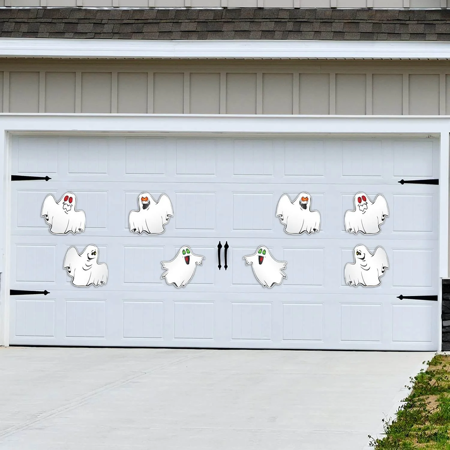 8 Piece Halloween Ghost Garage Door Magnets
