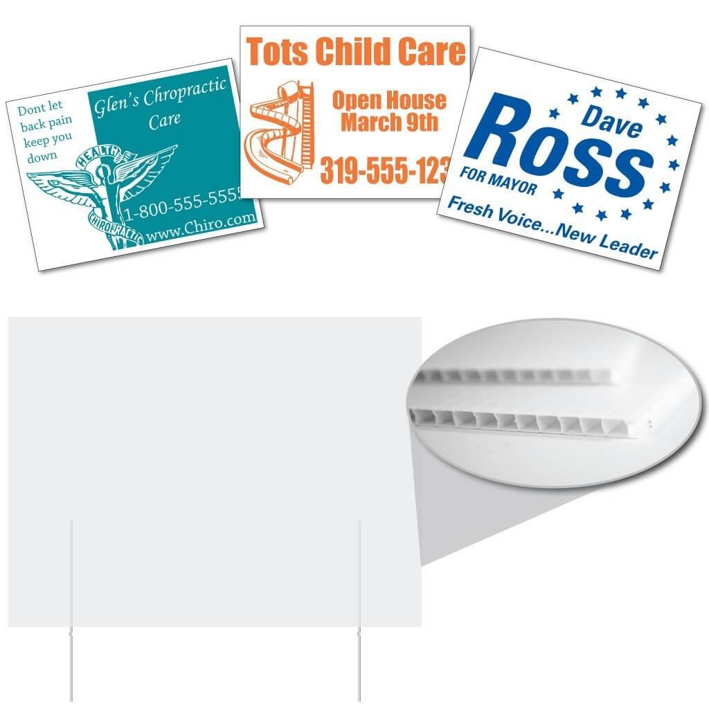 9"x12" Custom  Yard Signs - Image 2