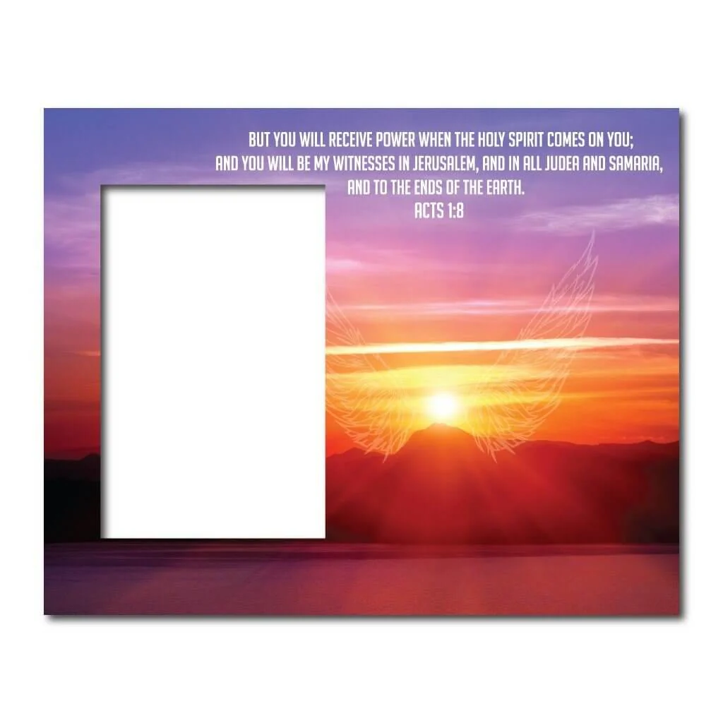 Acts 1:8 Decorative Picture Frame - Image 2