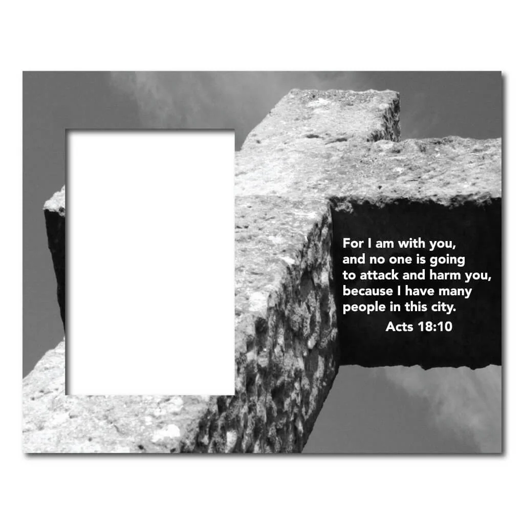 Acts 18:10 Decorative Picture Frame - Image 2