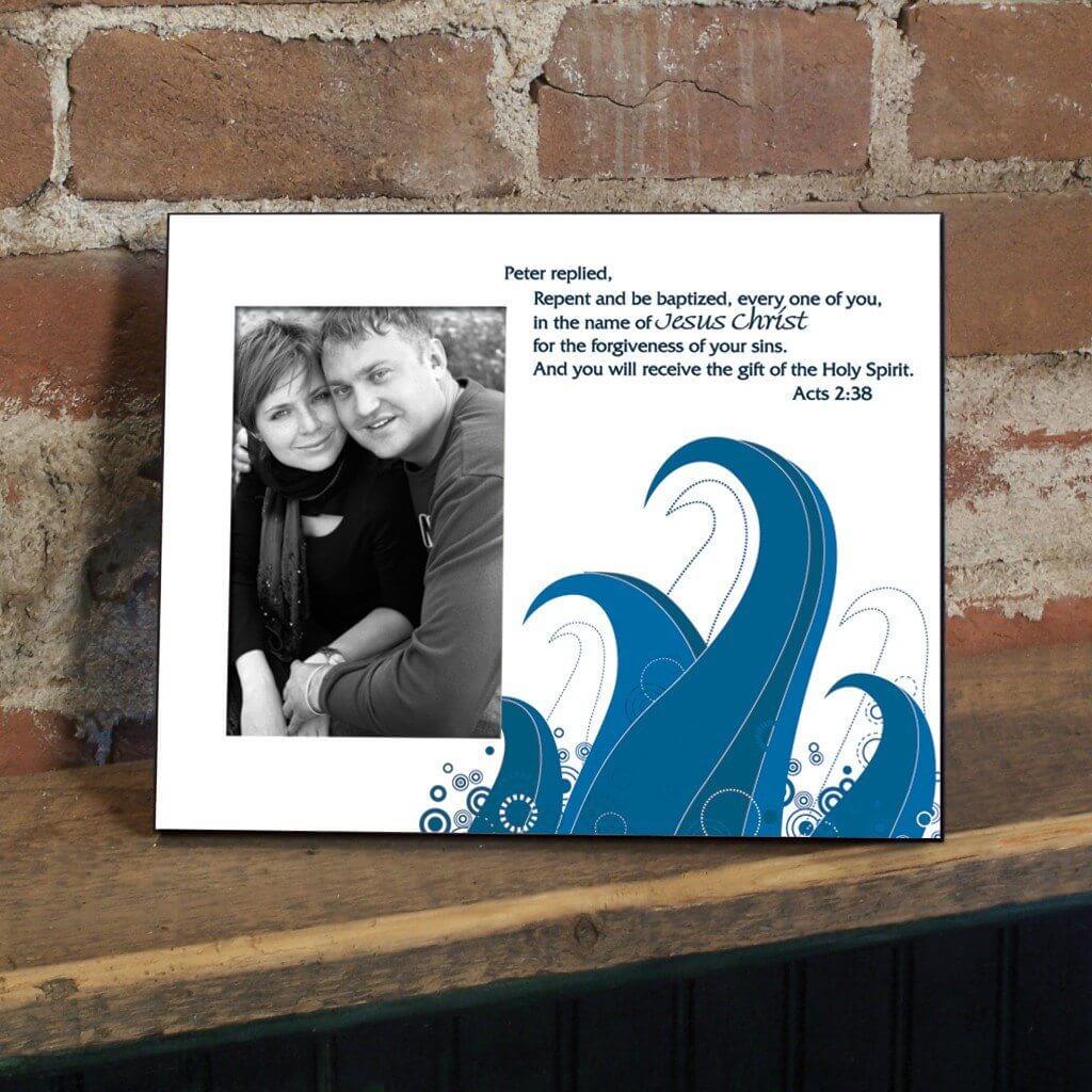 Acts 2:38 Decorative Picture Frame