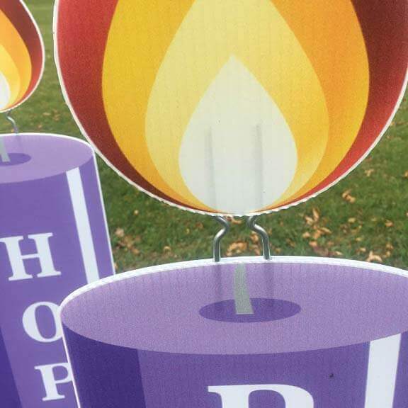 Advent Wreath Yard Decoration | 9 Pc Set - Image 4