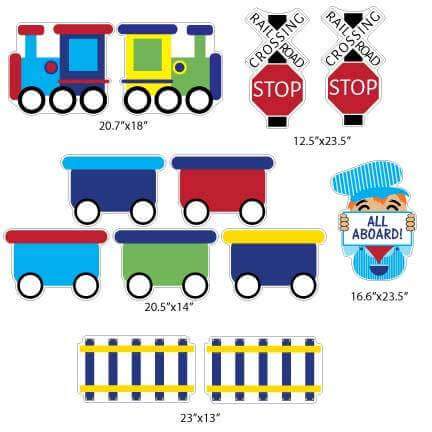 All Aboard Yard Cards 12 pcs - Image 2
