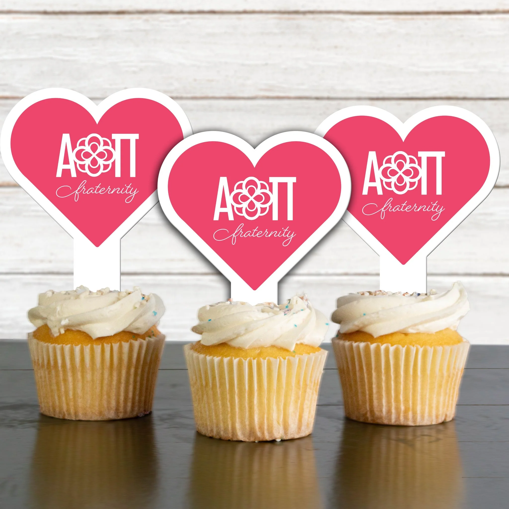 Alpha Omicron Pi Cupcake Toppers - Image 4