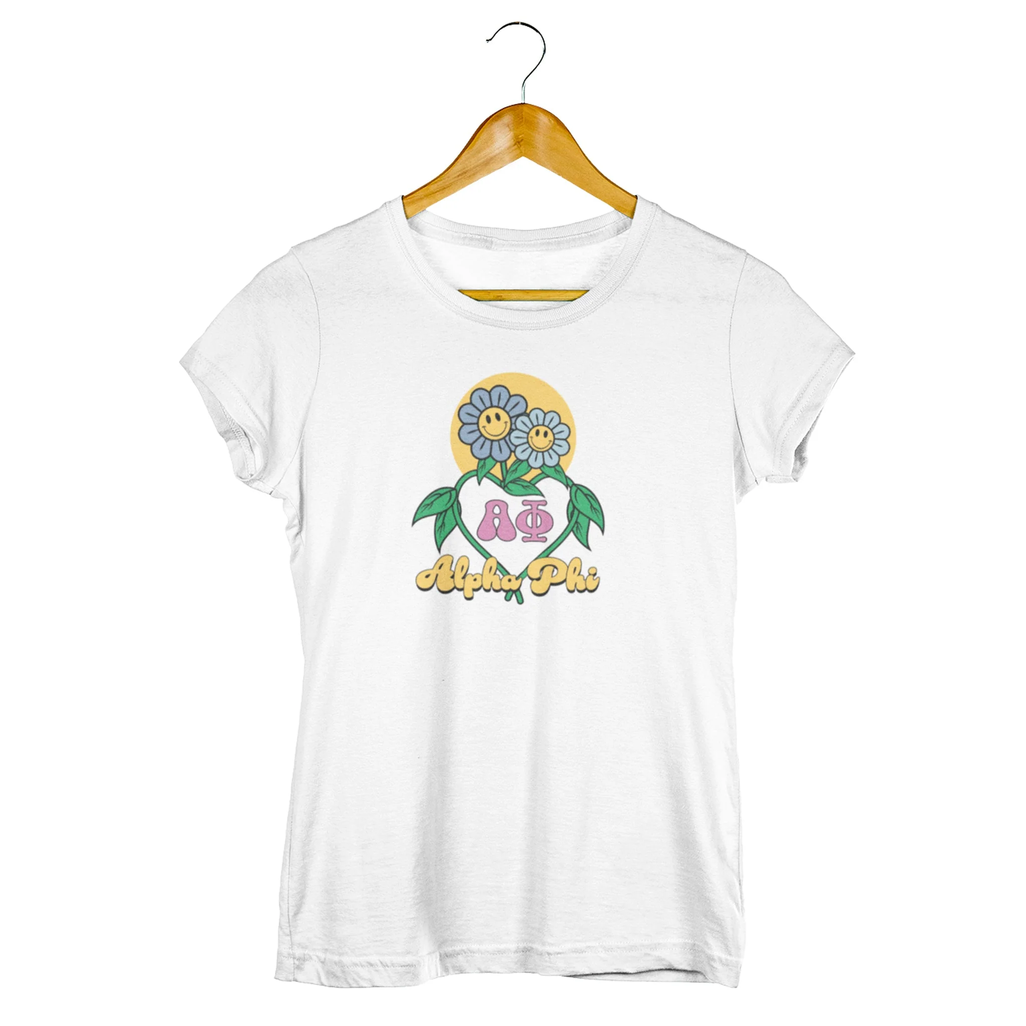 Alpha Phi Flowers T-shirt