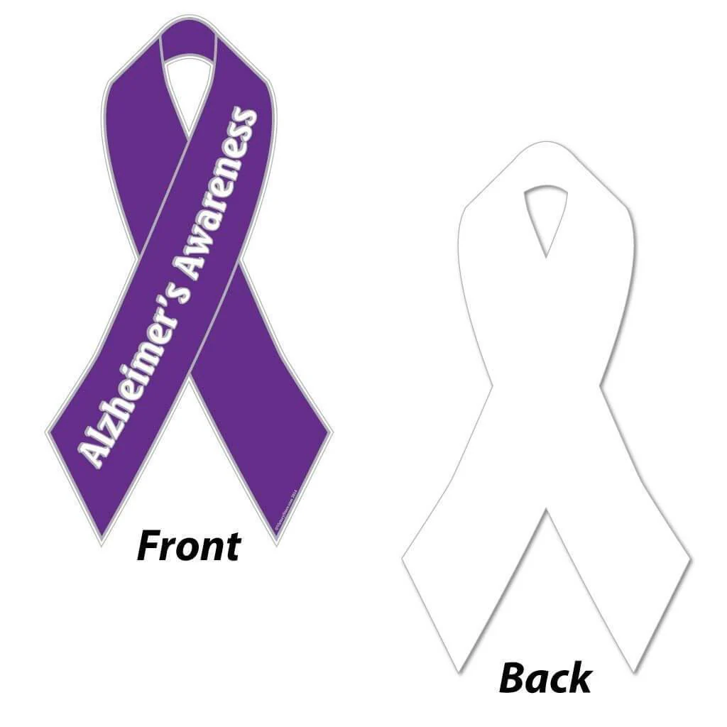 Alzheimer's Awareness Ribbon Yard Sign - Image 4