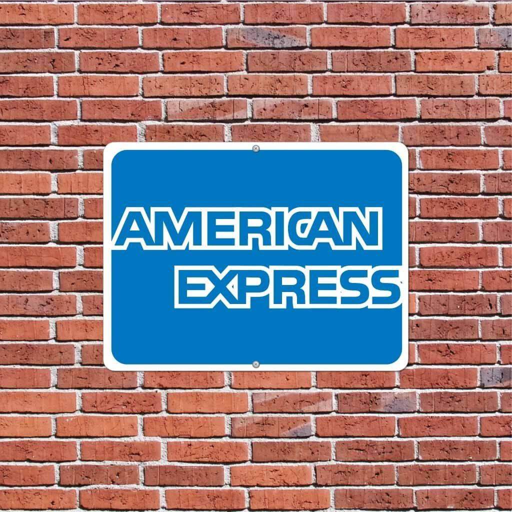 American Express Credit Card Sign or Sticker - Image 4