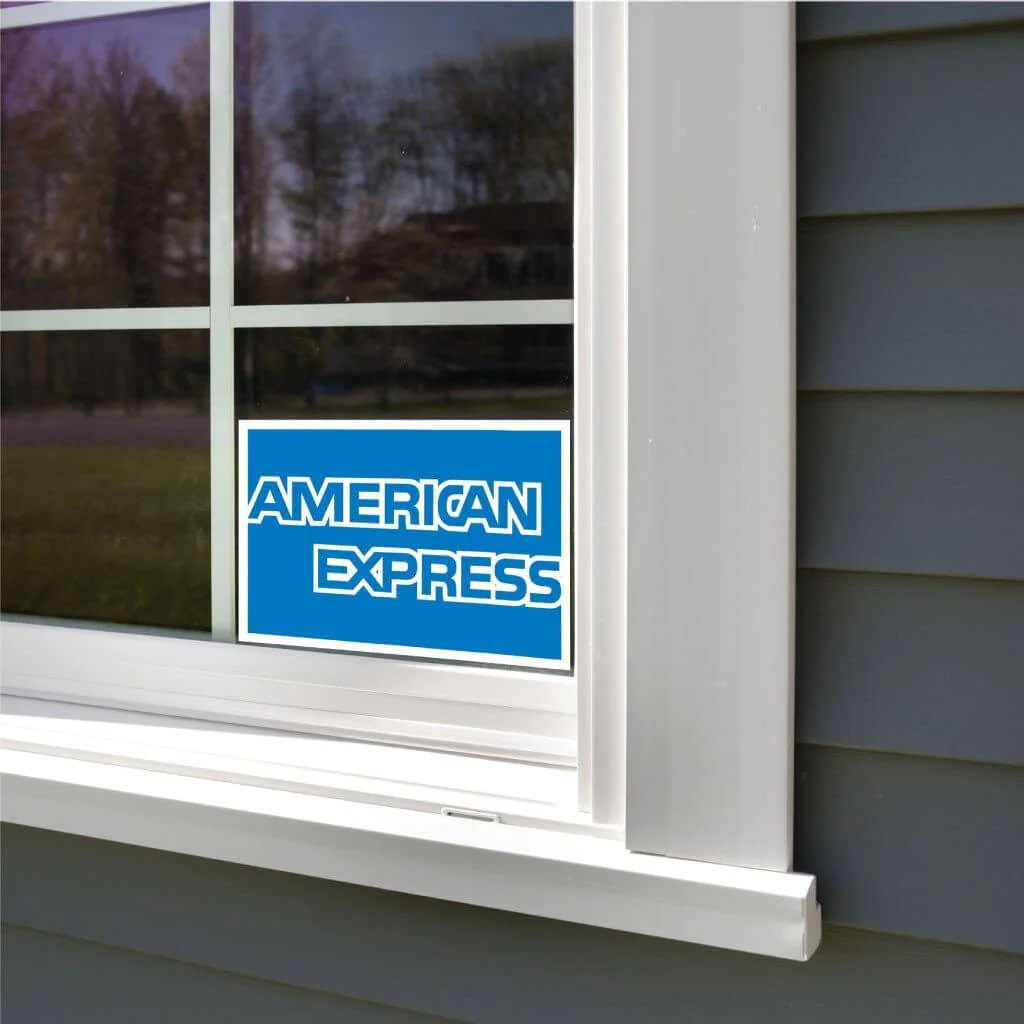 American Express Credit Card Sign or Sticker - Image 6