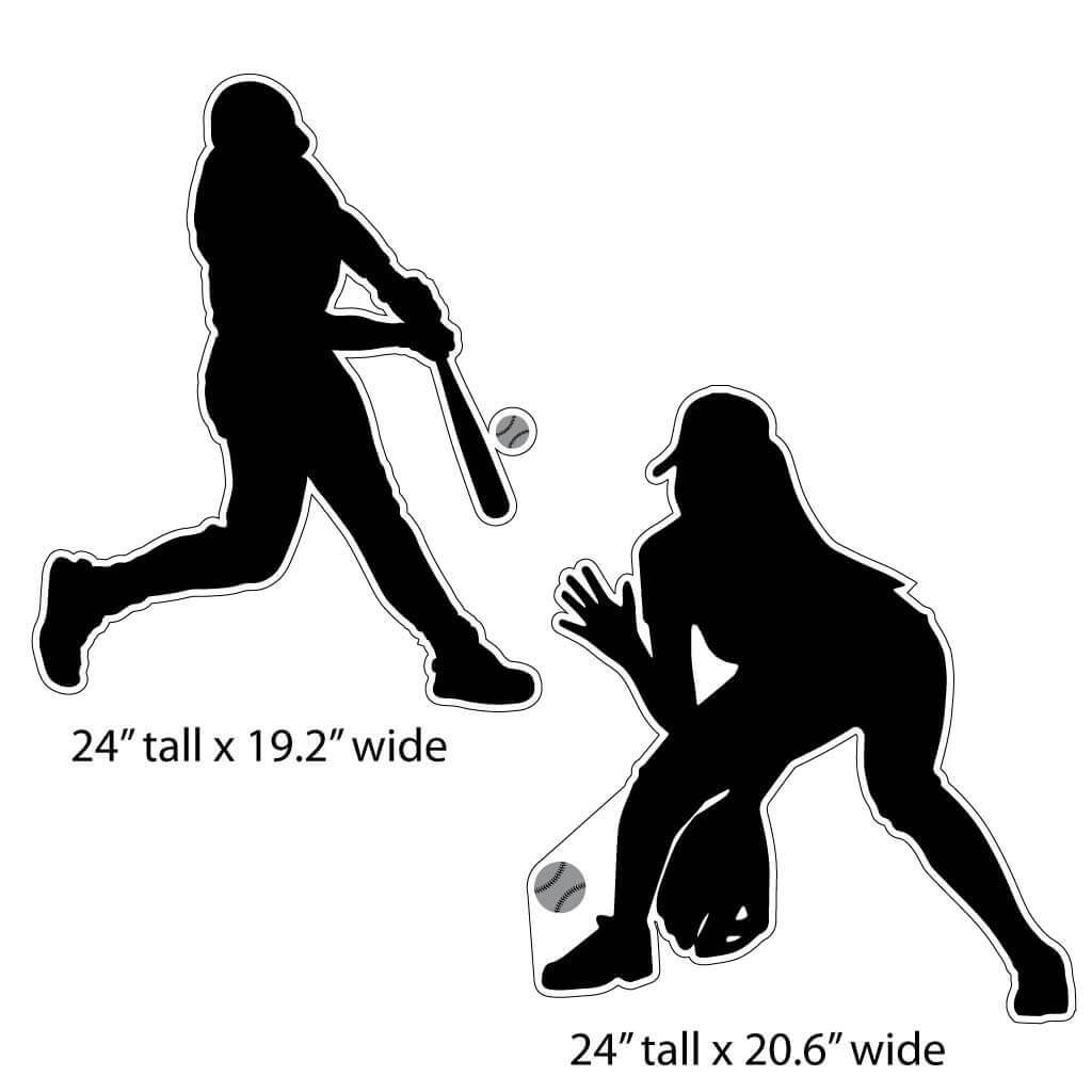 Athlete Silhouette Yard Decoration Accessory Set 22 pc - Image 8