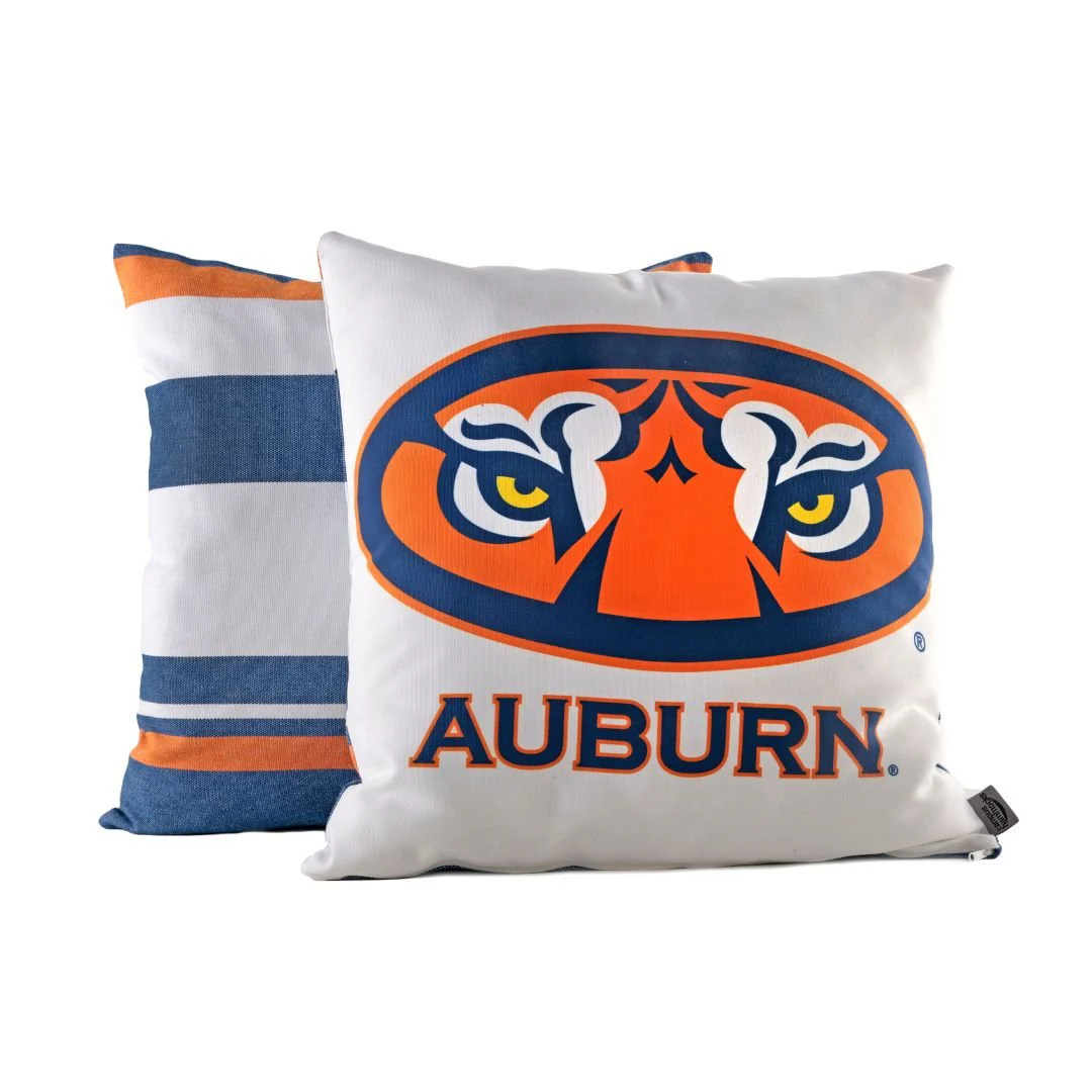 Auburn Tigers Eyes Throw Pillow Cover - Image 2