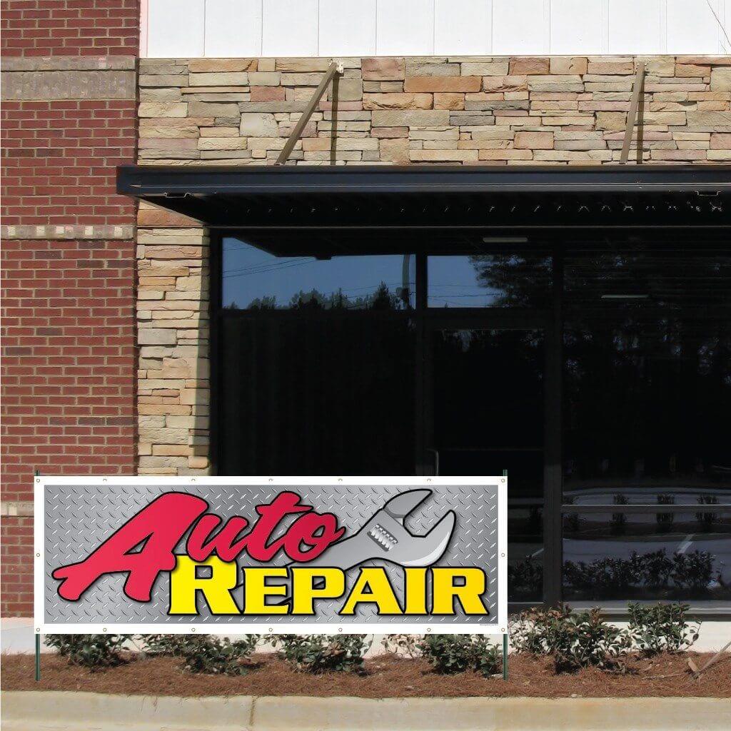 Auto Repair Vinyl Banner