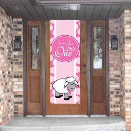 Hello Little One Baby Shower Door Banner - Image 6