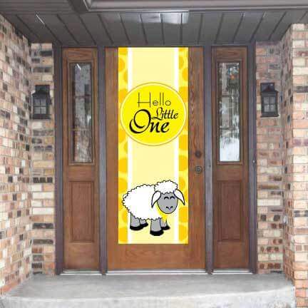 Hello Little One Baby Shower Door Banner - Image 7