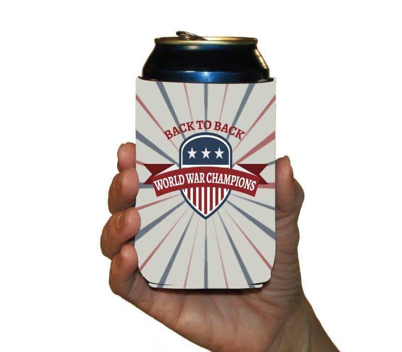 Back to Back World War Champs Mug & Can Cooler Gift Set - Image 4