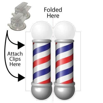 Barber 3D Window Sign - Image 2