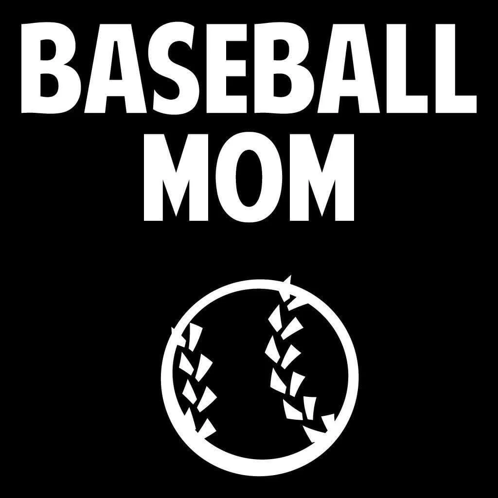 Baseball Mom Black Folding Camping Chair - Image 3