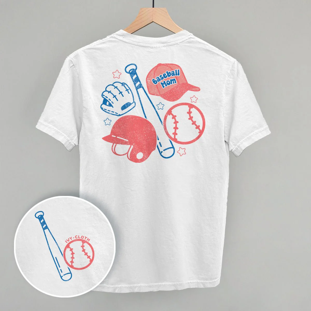 Baseball Mom Doodle (Back Print) - Image 3