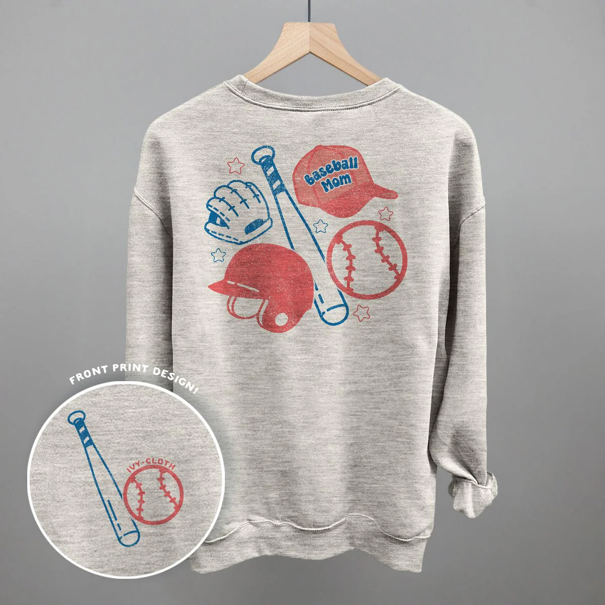 Baseball Mom Doodle (Back Print) - Image 4