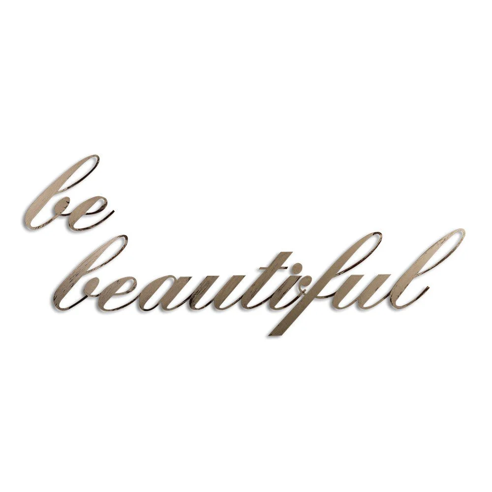 Hand Painted Script 'be beautiful' - Image 3
