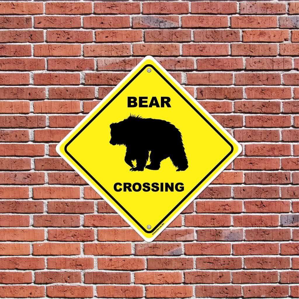 Bear Crossing Sign or Sticker - Image 3