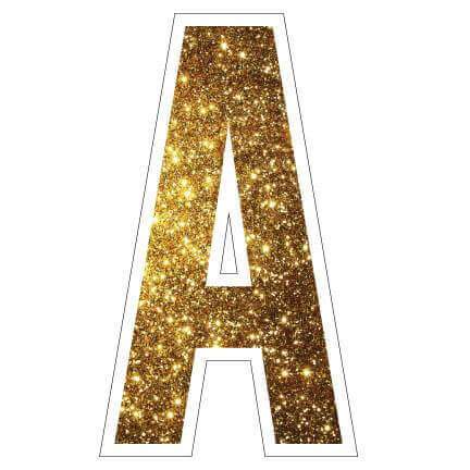 18" Sparkle Common Yard Letters Set | Bebas - Image 4