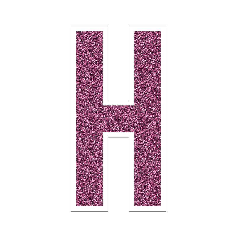 Bebas 18" Mermaid Faux Glitter Common Yard Letters Set - Image 3