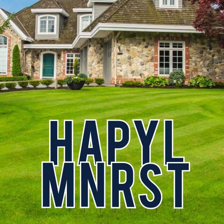 Bebas 18" Solid Color Common Yard Letters Set - Image 8