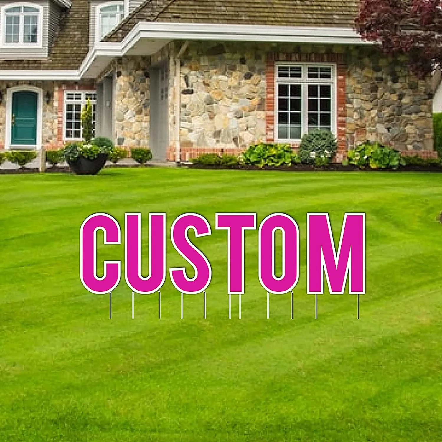 Custom Yard Letters | Bebas | Solid Fill - Image 5