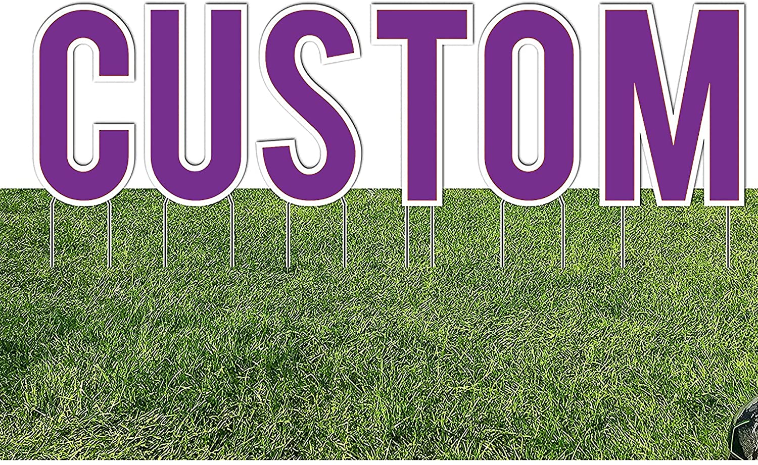 Custom Yard Letters | Bebas | Solid Fill - Image 6