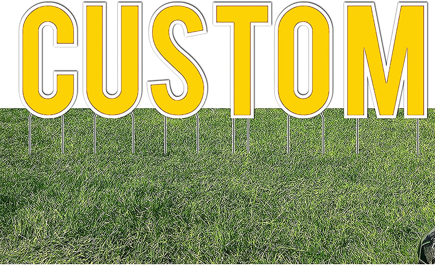 Custom Yard Letters | Bebas | Solid Fill - Image 7