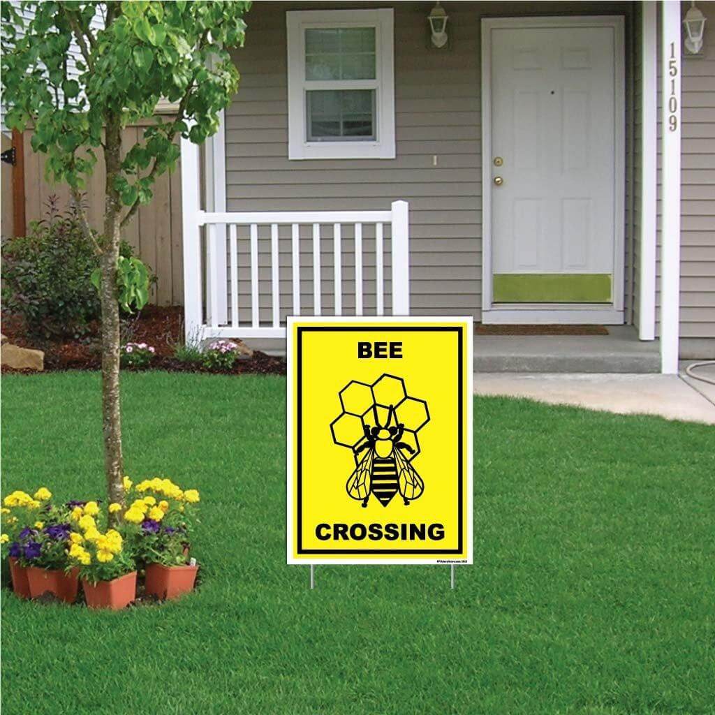 Bee Crossing Sign or Sticker - Image 5