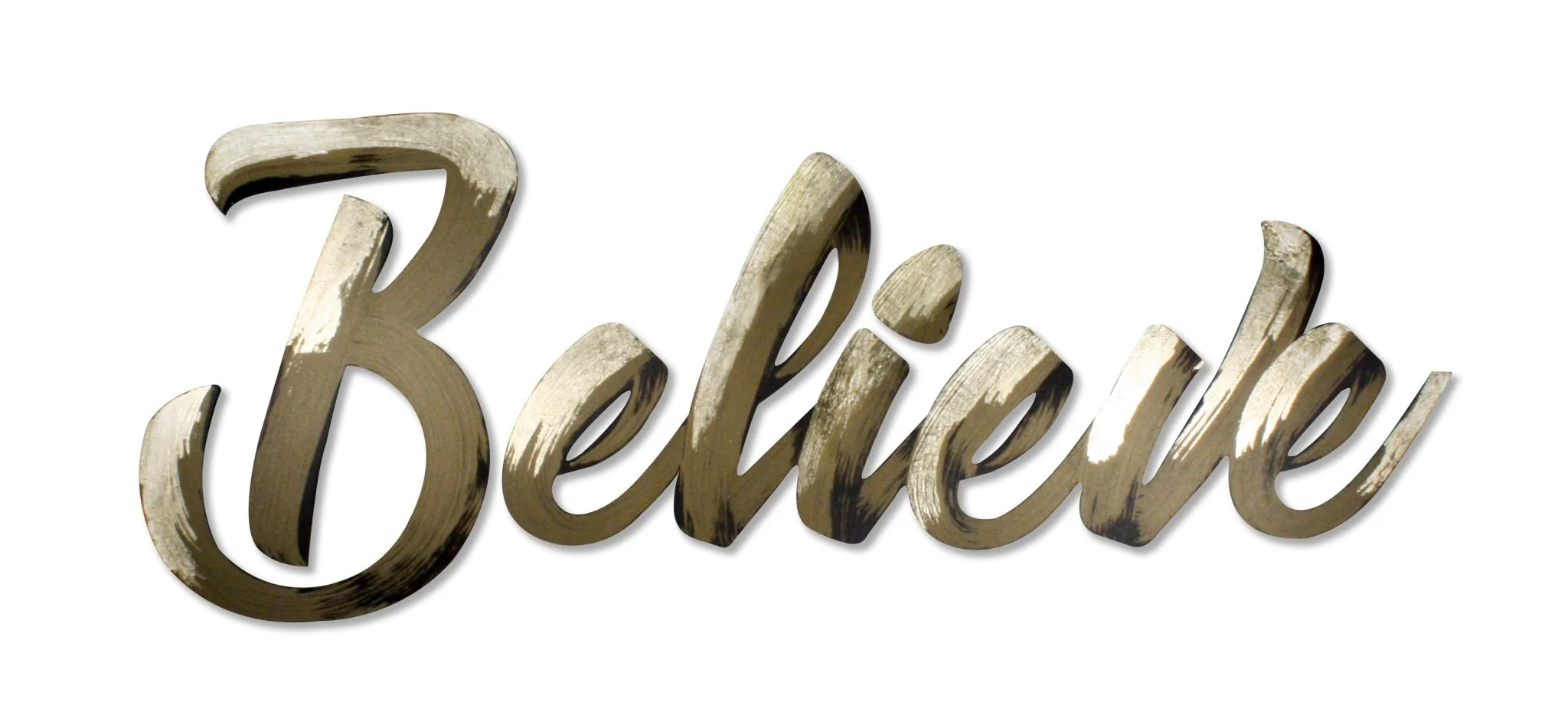 Hand-Painted Believe Wall Word - Image 2