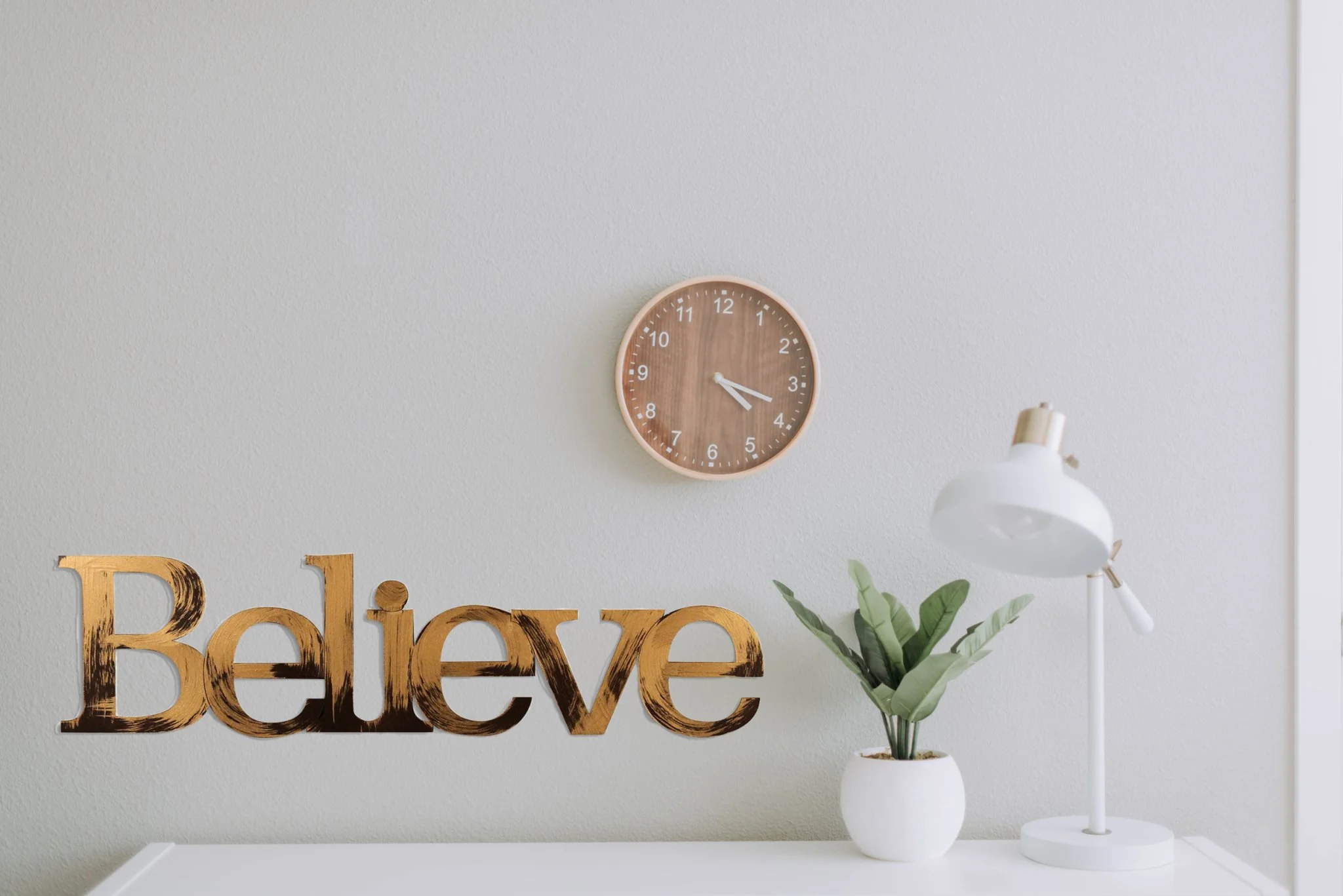 Believe Wall Word Decor