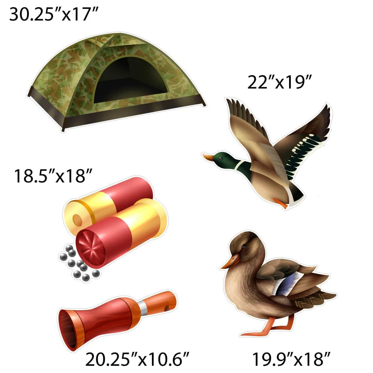 Hunting Theme Father's Day Yard Card 10 pc set - Image 3