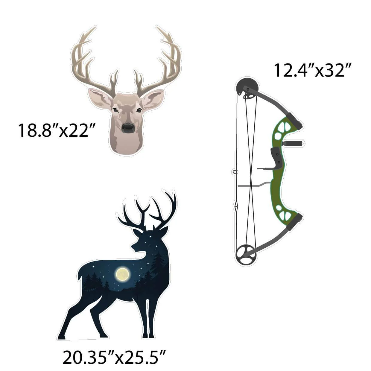 Hunting Theme Father's Day Yard Card 10 pc set - Image 4