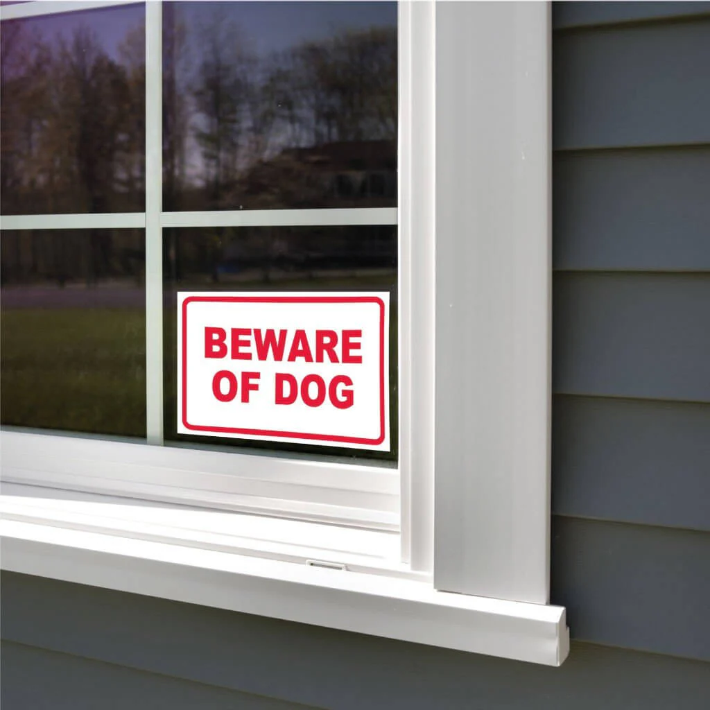 Beware of Dog Sign or Sticker - Image 6