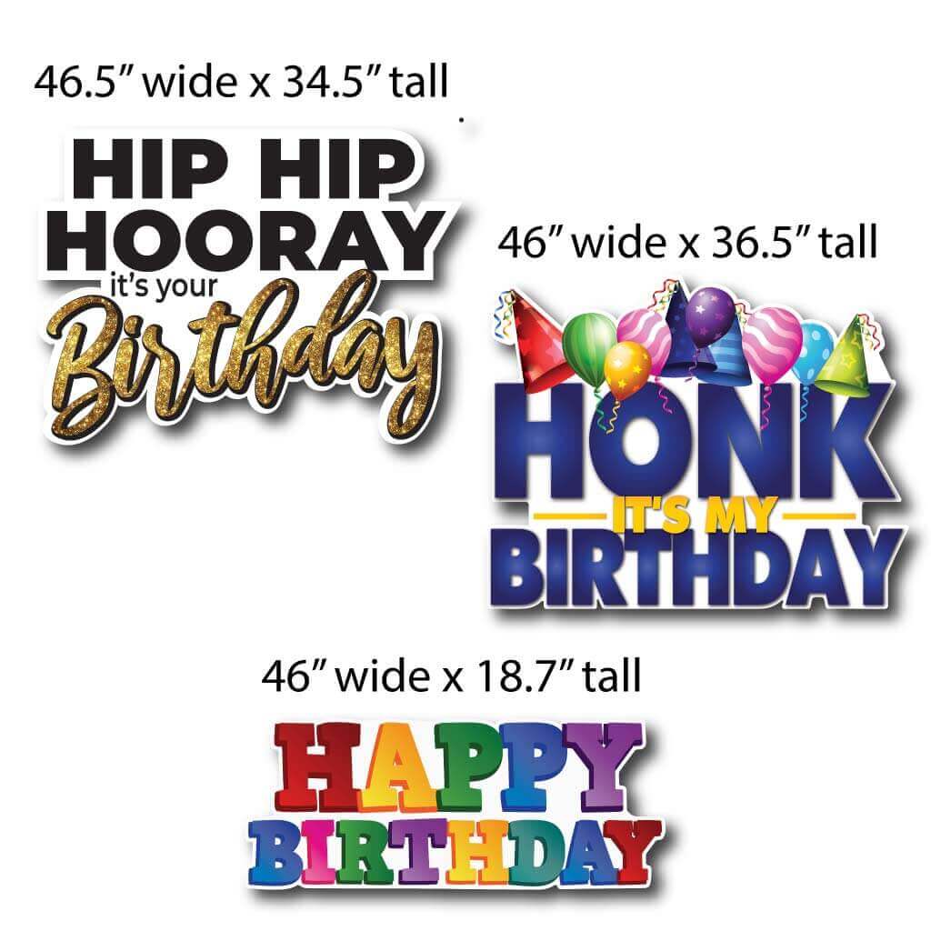 Large Birthday Greetings Yard Signs - Image 2