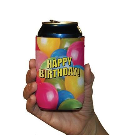 Birthday Party Balloon Can Cooler Set - Image 3