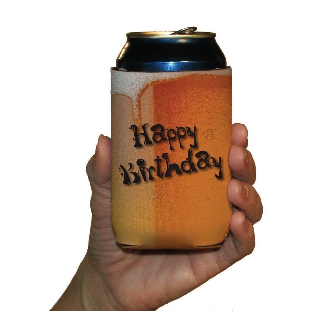 Birthday Party Beer Can Cooler Set